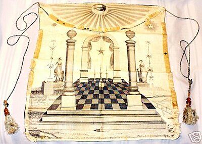 Click image for larger version

Name:	Early to Mid 1800s Masonic Apron.jpg
Views:	199
Size:	41.7 KB
ID:	216615