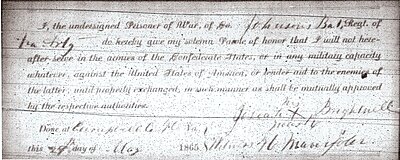 Click image for larger version

Name:	Large Josiah Parole 24 May 1865.jpg
Views:	144
Size:	957.2 KB
ID:	219118