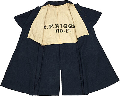 Click image for larger version

Name:	Regulation Dismounted Overcoat Constructed from Imported Wool. Identified to Pvt. William Riggs,.jpg
Views:	1068
Size:	237.7 KB
ID:	228637
